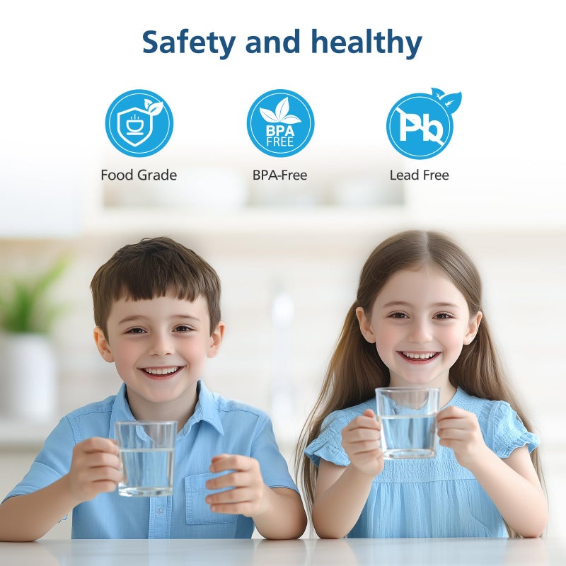 Beckacher 2-pack Faucets Filter Cartridge Replacement, Compatible with Brita Faucet Water Filtration System, Brita 36311, 36313, FR-200, FF-100, Silver - Image 4